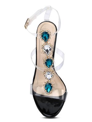 white ankle strap sandal - 15144737 - Standard Image - 4