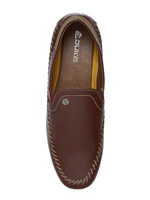 tan leatherette slip on loafer - 15145591 - Standard Image - 4