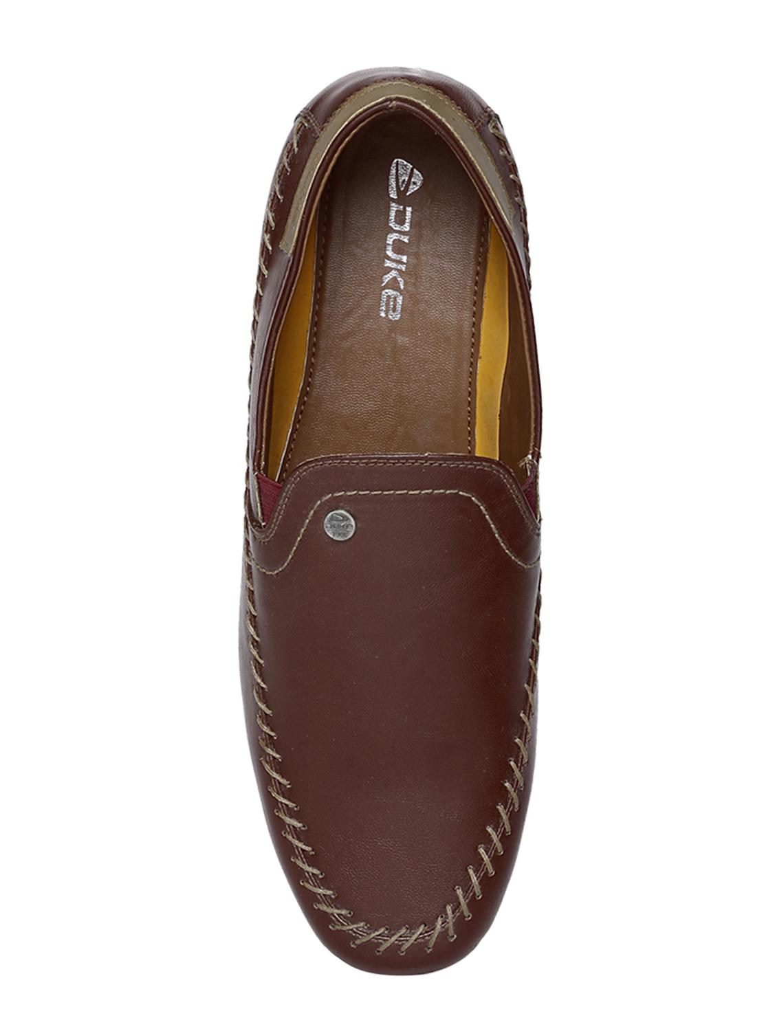 tan leatherette slip on loafer - 15145591 - Zoom Image - 4