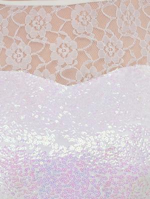 floral laced sequins maxi dress - 15145951 - Standard Image - 4