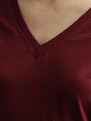 cap sleeved knitted tee - 15146698 - Standard Image - 4