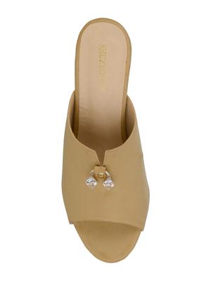 beige mules sandal - 15146927 - Standard Image - 4