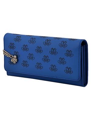 blue leatherette regular clutch - 15149728 - Standard Image - 4