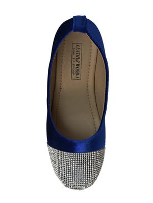 blue fabric heel wedges - 15153625 - Standard Image - 4