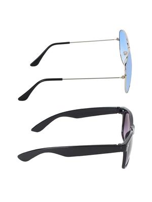 abner combo of 2 sunglasses aviator & wayfarer sunglasses-combo 2330 - 15156112 - Standard Image - 4