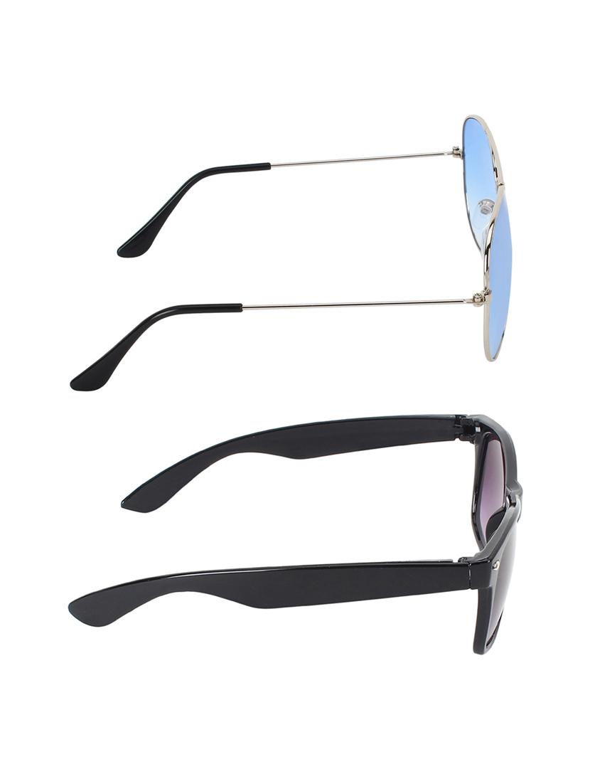 abner combo of 2 sunglasses aviator & wayfarer sunglasses-combo 2330 - 15156112 - Zoom Image - 4