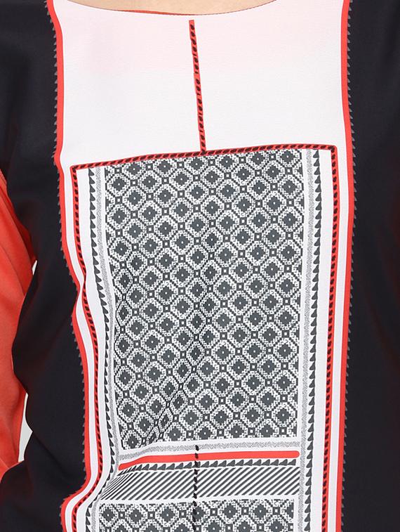 straight printed kurta - 15156265 - Zoom Image - 4