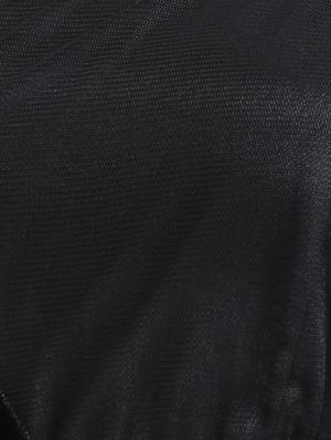 black solid gown dress - 15159182 - Standard Image - 4