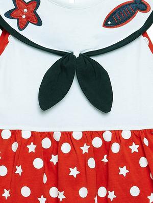 multi colored cotton frock - 15160321 - Standard Image - 4