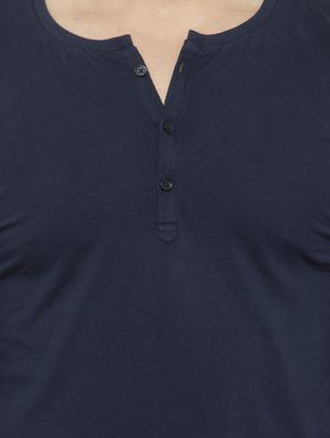 navy blue cotton t-shirt - 15160941 - Standard Image - 4