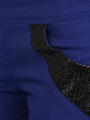 dark blue cotton lycra jeggings - 15162439 - Standard Image - 4