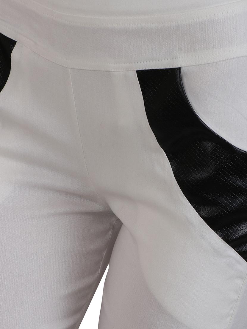 white cotton jeggings - 15162458 - Zoom Image - 4