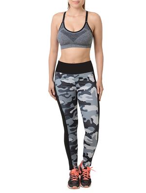 grey printed nylon track pant - 15163231 - Standard Image - 4