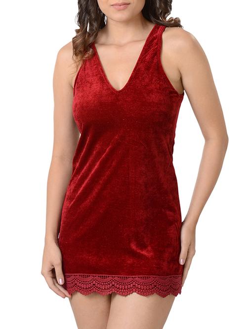 red velvet babydoll - 15163259 - Standard Image - 1