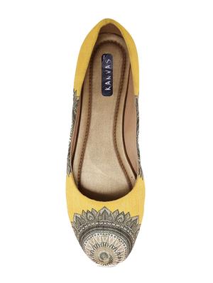 yellow slip on ballerina - 15163609 - Standard Image - 4