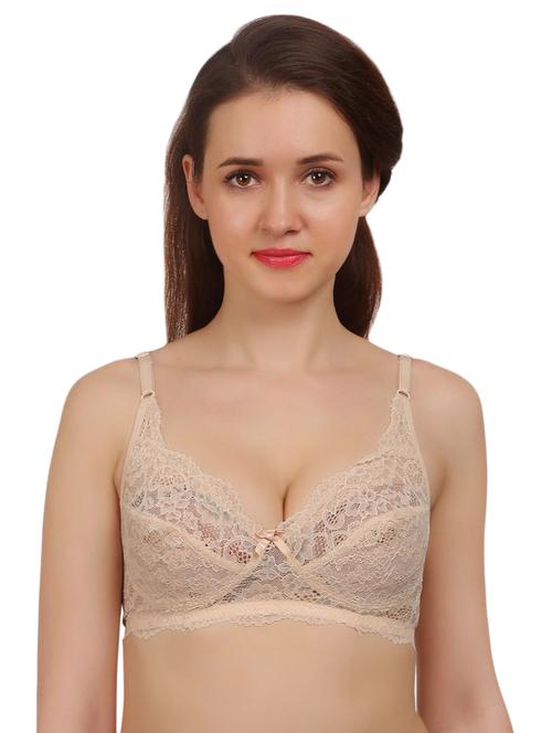 beige lace bra - 15163698 - Standard Image - 1