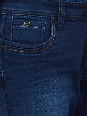 blue cotton washed jeans - 15171617 - Standard Image - 4