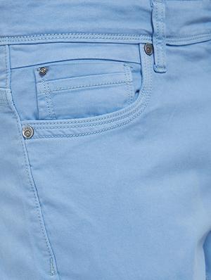 blue cotton plain jeans - 15171634 - Standard Image - 4