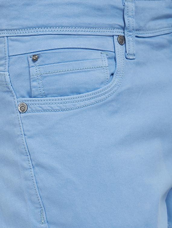 blue cotton plain jeans - 15171634 - Zoom Image - 4