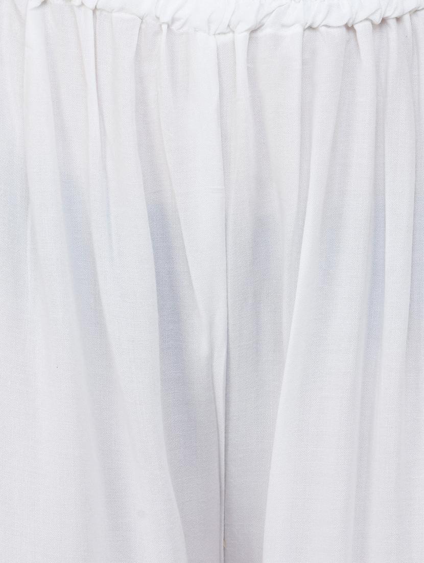 white viscose palazzos - 15172723 - Zoom Image - 4