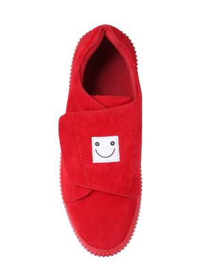 red Suede casual slipon - 15172881 - Standard Image - 4