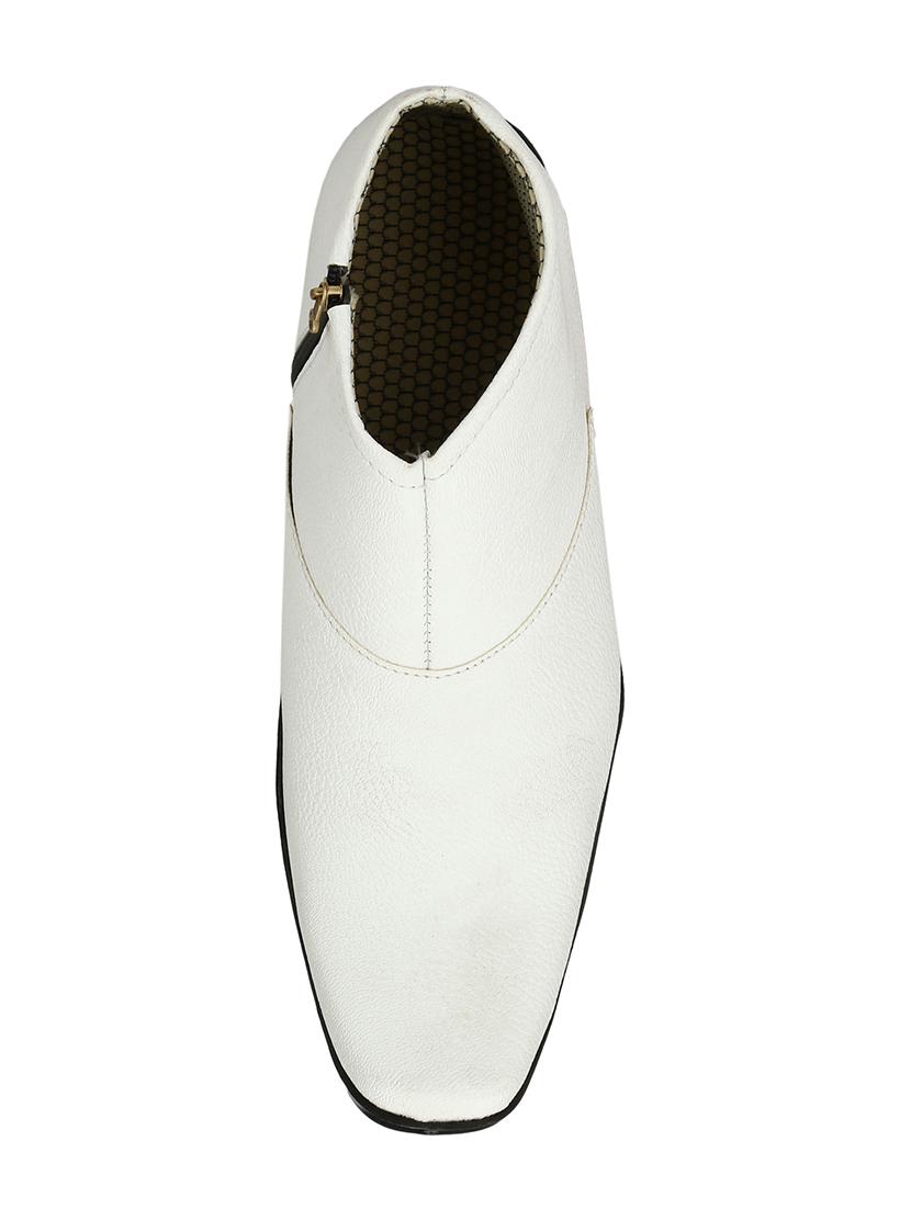 white Leather slip on boot - 15173355 - Zoom Image - 4