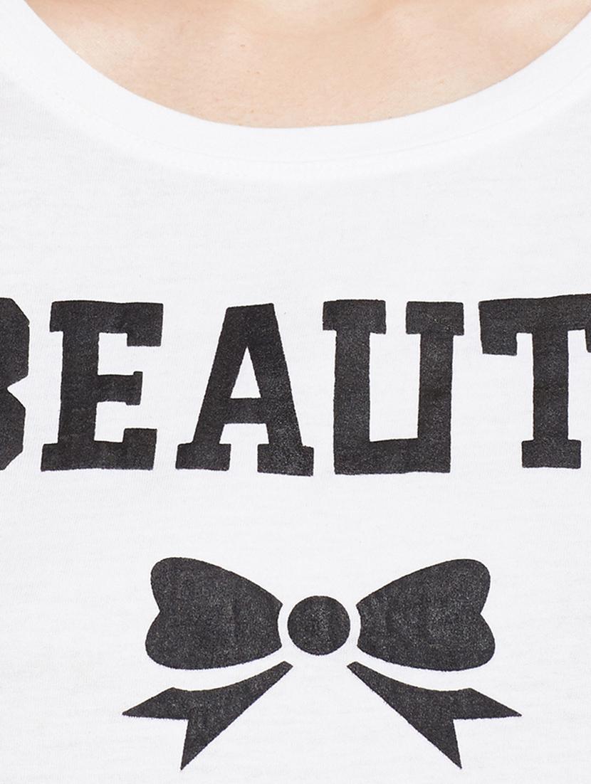 white cotton regular tee - 15173516 - Zoom Image - 4