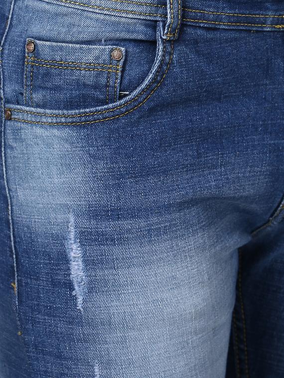 blue denim ripped jeans - 15175242 - Zoom Image - 4