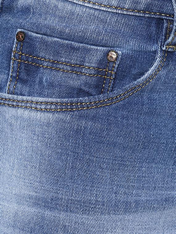 blue heavy washed denim jeans - 15175250 - Zoom Image - 4
