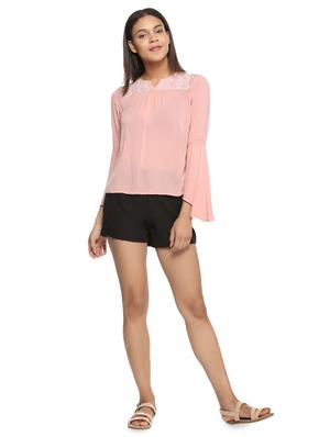 solid black cotton shorts - 15175663 - Standard Image - 4