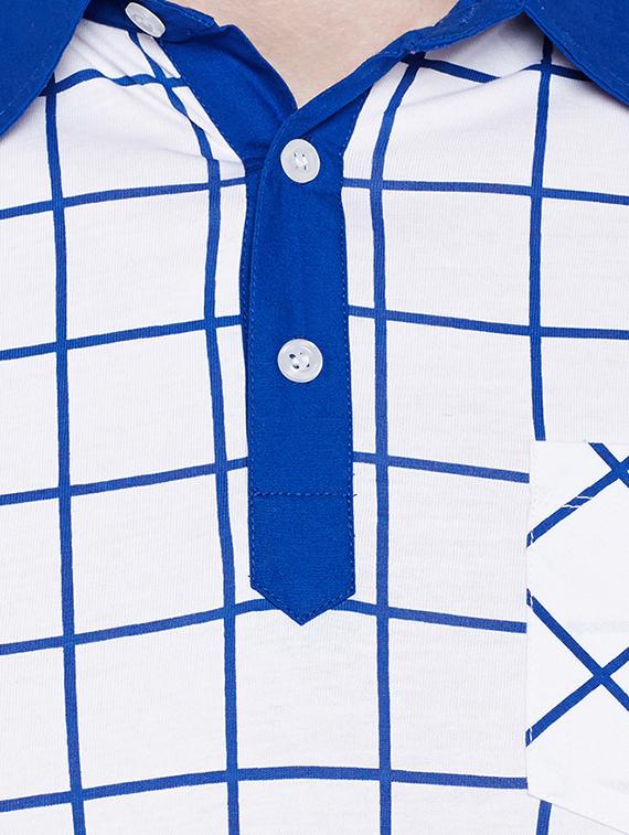white cotton pocket t-shirt - 15178461 - Zoom Image - 4