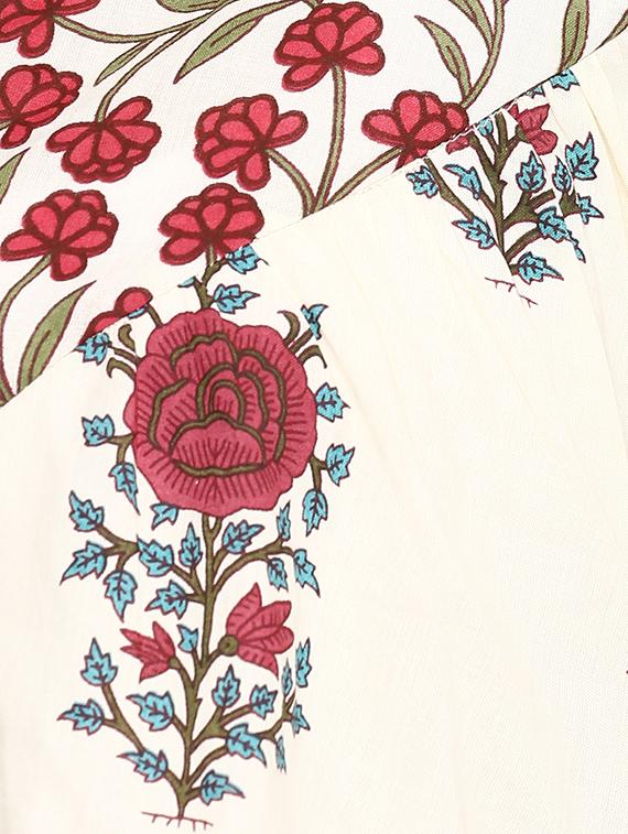 beige cotton printed shirt - 15179153 - Zoom Image - 4
