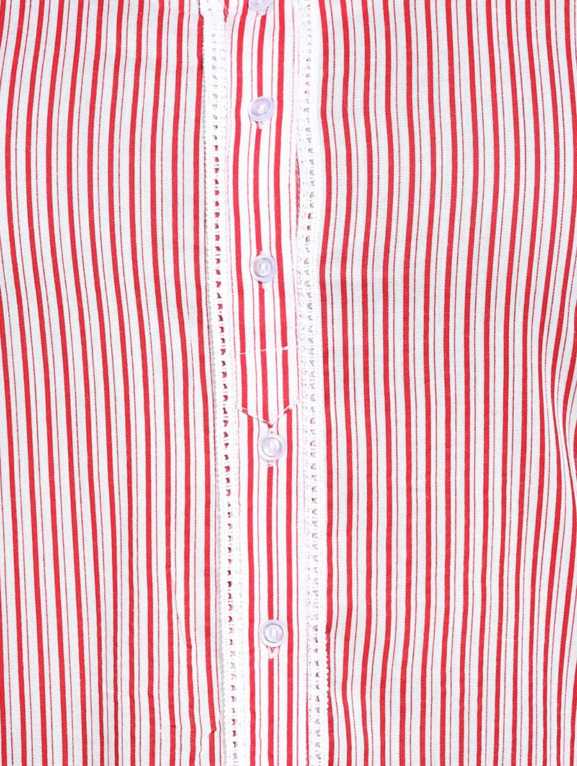 red cotton striped top - 15179499 - Zoom Image - 4