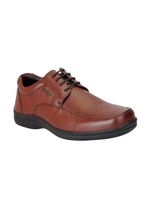 tan Leather lace-up derby - 15181867 - Standard Image - 1
