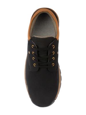 black leatherette lace up boot - 15182184 - Standard Image - 4