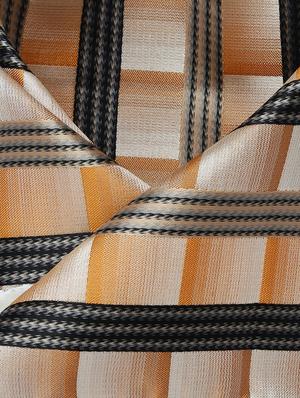 orangeblack polyester pocketsquare - 15183712 - Standard Image - 4