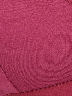 Purple solid hosery sports bra - 15186607 - Standard Image - 4