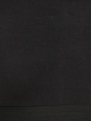 black solid hosery sports bra - 15186628 - Standard Image - 4