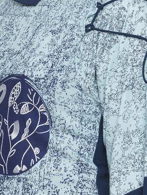 Blue rayon straight kurta - 15187088 - Standard Image - 4