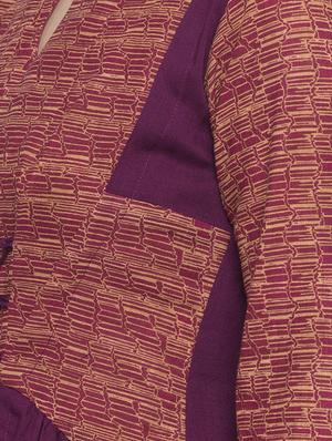 purple rayon anarkali kurta - 15187100 - Standard Image - 4