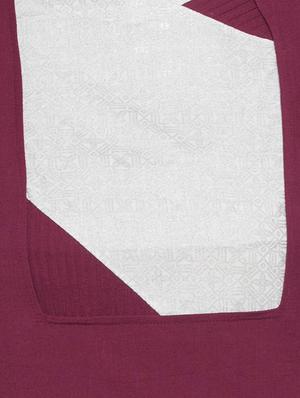 straight Color block kurta - 15187214 - Standard Image - 4