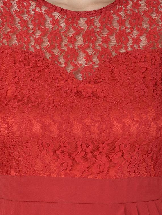 floral mesh lace maxi dress - 15188982 - Zoom Image - 4