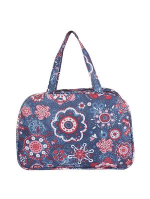 blue cotton polyester blend regular handbag - 15189910 - Standard Image - 4