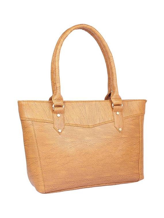 beige leatherette regular handbag - 15189944 - Zoom Image - 4