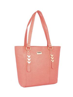 orange leatherette (pu) regular handbag - 15189959 - Standard Image - 4