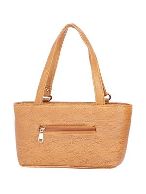 yellow leatherette (pu) regular handbag - 15190014 - Standard Image - 4
