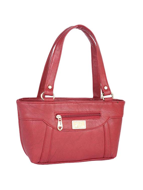 pink leatherette (pu) regular handbag - 15190019 - Zoom Image - 4