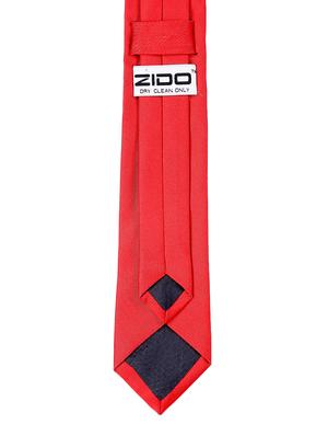 red satin tie - 15190409 - Standard Image - 4