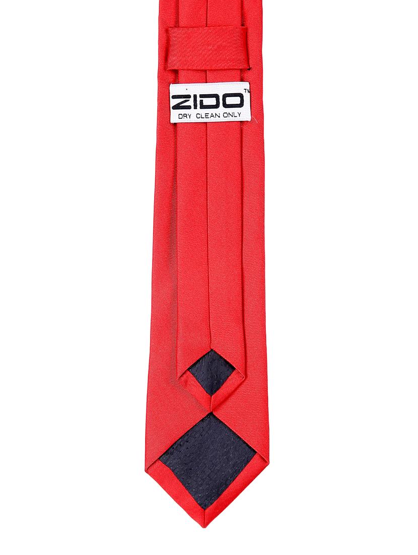 red satin tie - 15190409 - Zoom Image - 4