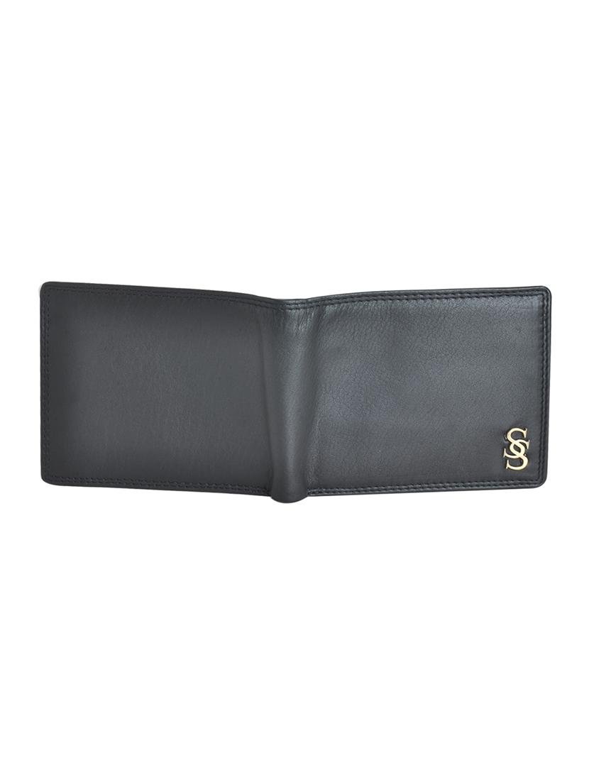 black leatherette wallet - 15191008 - Zoom Image - 4
